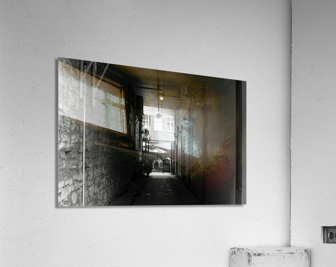 Cozy Restaurant In The Back Of An Alley Acrylic Print