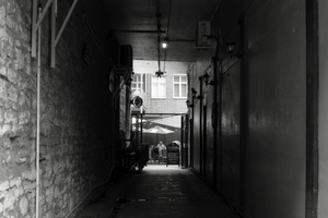 Cozy Restaurant In The Back Of An Alley