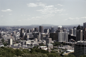 Montreal Skyline On A Sunny Day