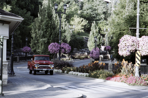 Niagara Fall Murray St. And A Red Truck 