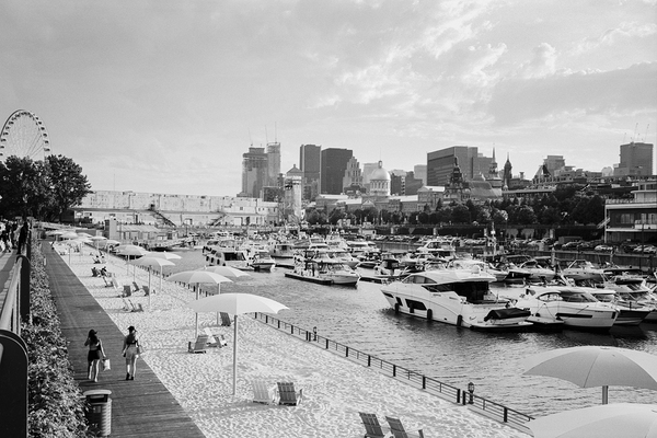 Clock Tower Beach Old-Port of Montreal by Normand Charpentier