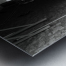 Cozy Restaurant In The Back Of An Alley Metal print