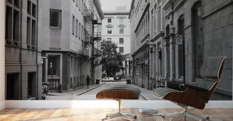 Blurry Stroll In The Old-Port Of Montreal Wall Murals