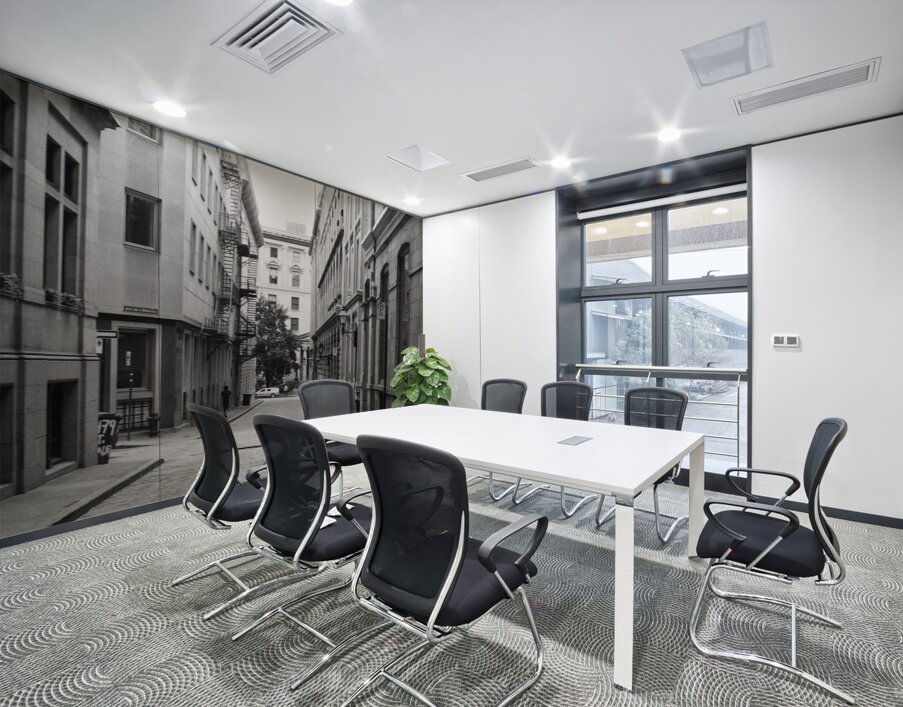 Blurry Stroll In The Old-Port Of Montreal Wall Printing