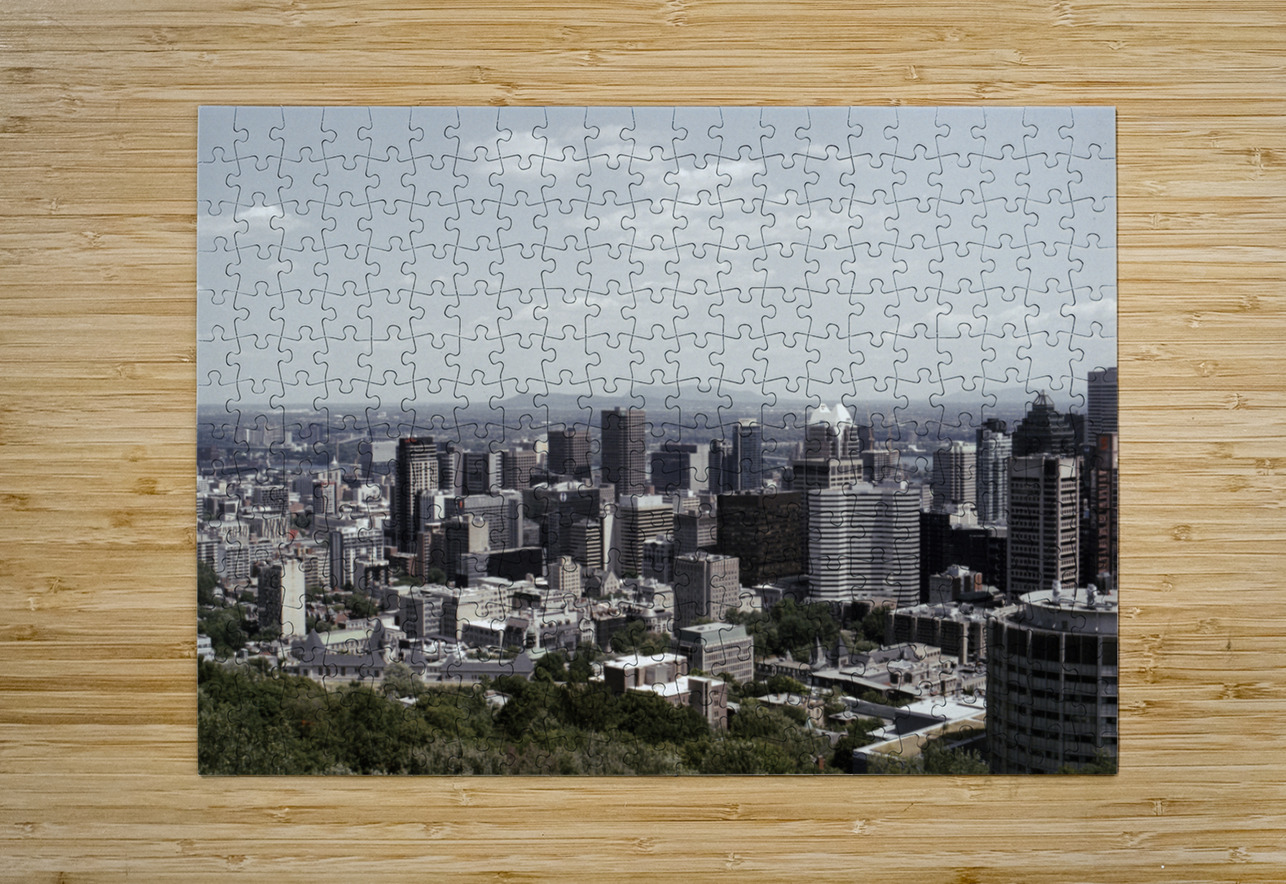 Montreal Skyline On A Sunny Day Normand Charpentier Puzzle printing