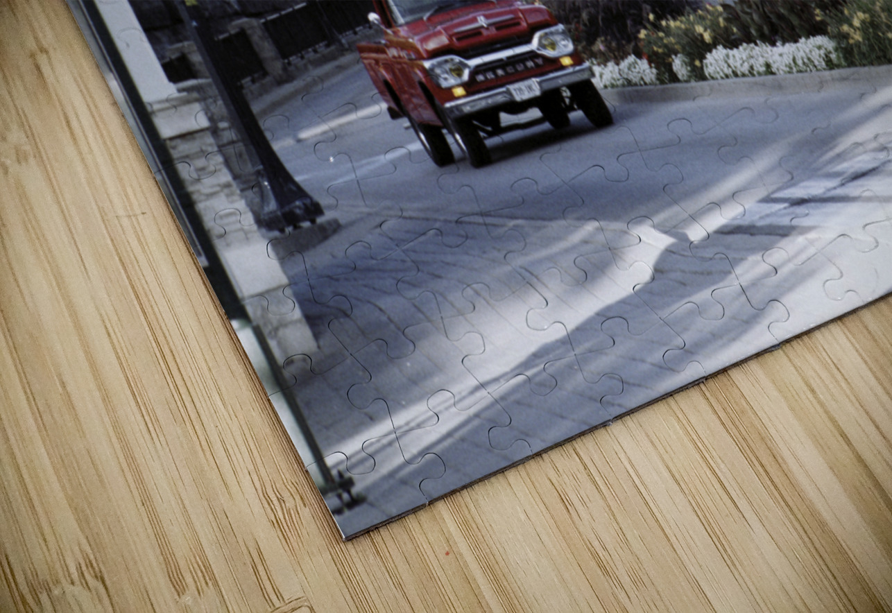 Niagara Fall Murray St. And A Red Truck  Normand Charpentier Puzzle