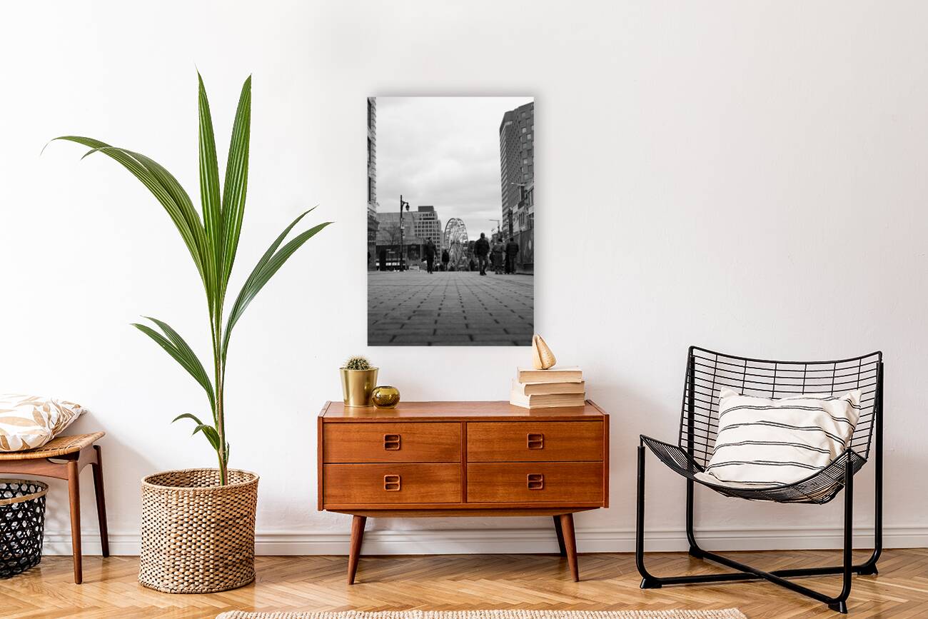 St. Catherine St. On A Winter Day Reproduction